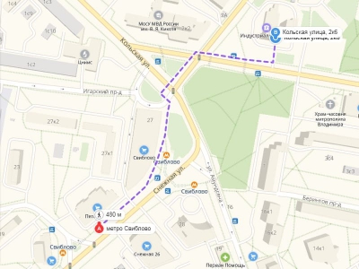 Радужная улица москва карта
