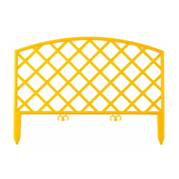 GRINDA Плетень 28х320 см, желтый, Декоративный забор (422207-Y) (Декоративные ограждения)
