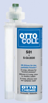 S81 OTTOСOLL® WINDOW INDUSTRIAL - Специальный структурный строительный клей-герметик для вклеивания стеклопакетов в оконные створки из ПВХ, клей-силик