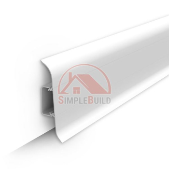 плинтус ПВХ "Ideal" серия "Классик", белый