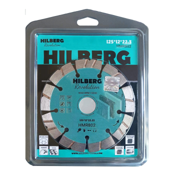 Диск алмазный отрезной 125*22,23*12 Hilberg Revolution HMR802