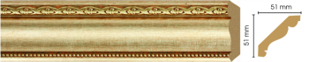 Потолочный плинтус Decomaster 155-933, 1шт (длина 2,4м)
