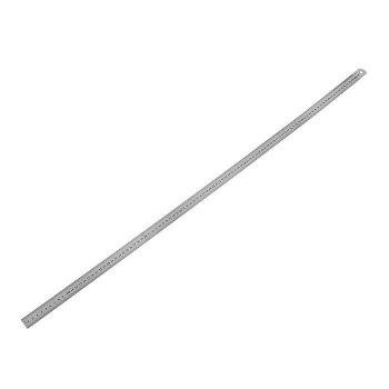 Линейка двусторонняя, металлическая, 1000 мм, РемоКолор