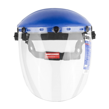 СИБИН экран 200 х 400 мм, поликарбонат 2 мм, с рейкой, защитный лицевой щиток (11089) (Глаз)