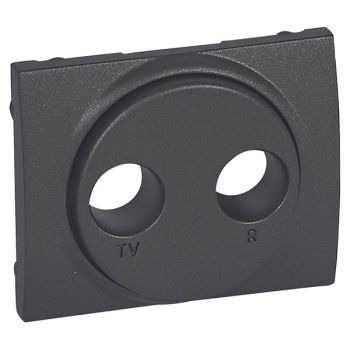 Накладка TV-FM розетки Legrand Galea Life Dark Bronze
