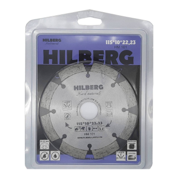 Диск алмазный отрезной 115*22,23 Hilberg Hard Materials Лазер HM101