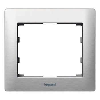 Рамка Legrand Galea Life 1 пост Brushed Aluminium