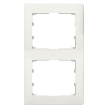 Рамка Legrand Galea Life 2 поста вертикальная Pearl