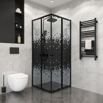 Душевой уголок Niagara Eco NG-1009-14QBLACK