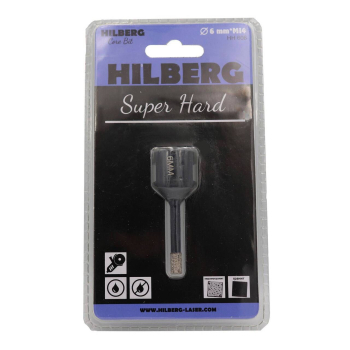Коронка алмазная 6 мм Hilberg Super Hard M14 HH606