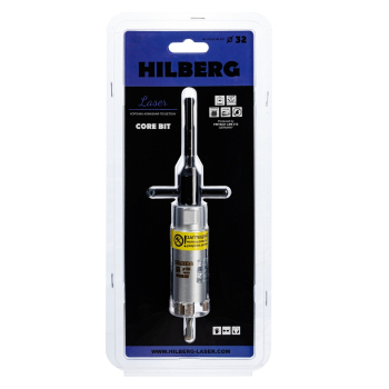 Коронка алмазная по бетону 32 мм Hilberg Laser HM232
