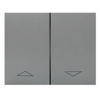 Клавиша выключателя управления рольставнями Legrand Galea Life Aluminium