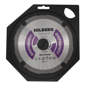 Диск пильный Hilberg Industrial Фиброцемент 165*4T*20 mm HC165
