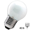 Лампа накаливания шарик Osram CLASSIC P FR 40W E27 матовая (ЛОН)