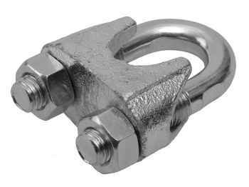 ЗУБР DIN 741, 3 мм, 100 шт, зажим троса, Профессионал (4-304415-03) (Зажимы троса)