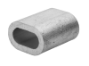 ЗУБР DIN 3093 10 мм, зажим троса алюминиевый, 15 шт (4-304475-10) (Зажимы троса)