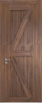 Двери межкомнатные Серия Лофт шпон модель Амбарная 2