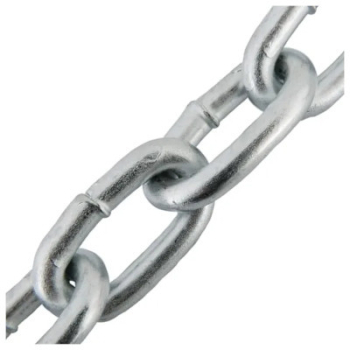 Цепь сварная, короткозвенная, оцинкованная, 5 мм, 50 м ат
