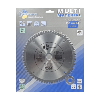 Диск пильный по мультиматериалам 190*30/20*64Т MM902