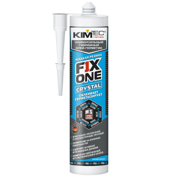 Клей-герметик KIM TEС FIX ONE, прозрачный, 380 г