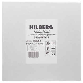 Диск пильный Hilberg Industrial Дерево 350*32*100Т HW353