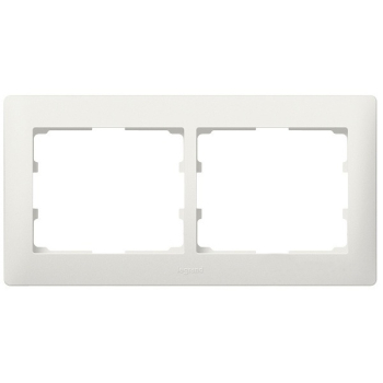 Рамка Legrand Galea Life 2 поста горизонтальная Pearl