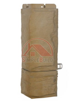 угол фасадной панели "Альта-Профиль", гранит крымский