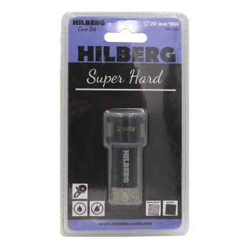 Коронка алмазная 20 мм Hilberg Super Hard M14 HH620