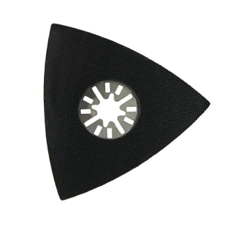 Насадка для МФИ ПРАКТИКА подошва дельта, VELCRO, БЕЗ отверстий, для шлифлистов 80 мм (240-409) (Насадки для МФИ)