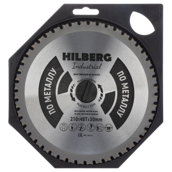 Диск пильный Hilberg Industrial Металл 210*30*48Т HF210