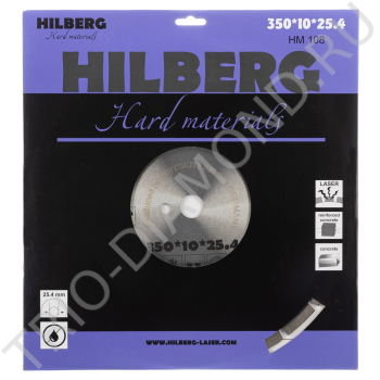 Диск алмазный отрезной 350*25,4 Hilberg Hard Materials Лазер HM108