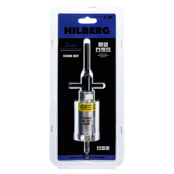 Коронка алмазная по бетону 35 мм Hilberg Laser HM235