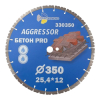 Диск алмазный отрезной 350*25,4*12 Бетон Pro AGGRESSOR 330350