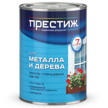 Эмаль Престиж ПФ-115, темно-серая, 1,9 кг