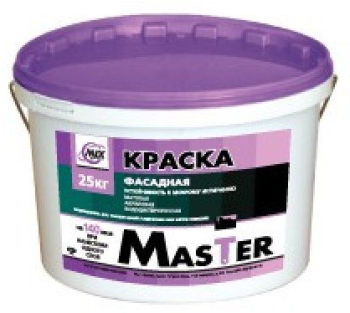 Краска фасадная "MASTER", 40 кг