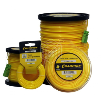 Леска для триммеров Champion Round, 4 мм, 159 м, круглый + нож