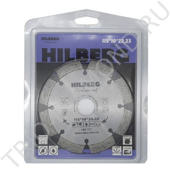 Диск алмазный отрезной 115*22,23 Hilberg Hard Materials Лазер HM101