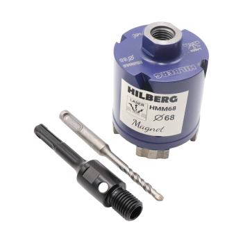 Коронка алмазная по бетону 68 мм Hilberg Laser Magnet HMM68