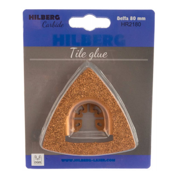 Полотно зачистное по плиточному клею Hilberg Delta WC 80 mm HR2180