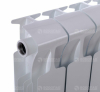 Радиатор биметаллический Rifar Monolit 500 4 секции, подключение 3/4", белый