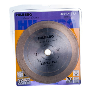 Диск алмазный отрезной 230*25,4 Hilberg Master Сeramic HM506