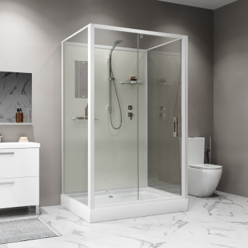 Душевая кабина Niagara Standart ST120/90/15Q/BK Без крыши