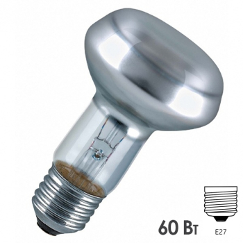 Лампа зеркальная Osram CONCENTRA R63 SPOT 60W 230V 960cd 30° E27 d63x105mm