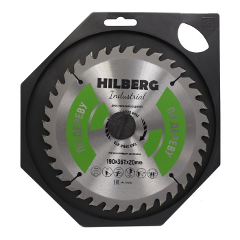 Диск пильный Hilberg Industrial Дерево 190*20*36Т HW195