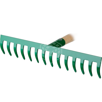 Грабли садовые Росток, 14 зубцов, деревянный черенок