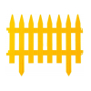 GRINDA Классика 28х300 см, желтый, Декоративный забор (422201-Y) (Декоративные ограждения)