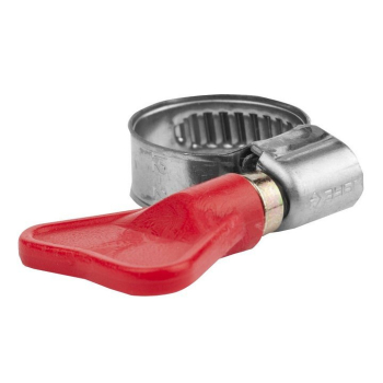 ЗУБР Бабочка, 12 - 20 мм, накатная лента 9 мм, 200 шт, нержавеющий хомут, Профессионал (37835-12-20-200) (Стальные)