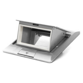 Люк в пол LUK/2AL Экопласт на 2 механизма (45х45мм), сталь