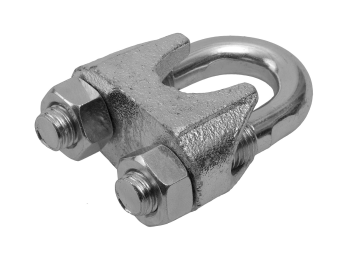 ЗУБР DIN 741, 10 мм, 25 шт, зажим троса,Профессионал(4-304415-10) (Зажимы троса)