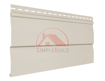 сайдинг виниловый под брус "Текос", слоновая кость